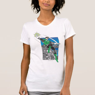 Grüne Laternen-Länder in der Stadt T-Shirt