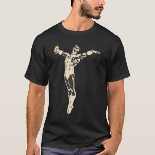 Grüne Laternen-Posen T-Shirt