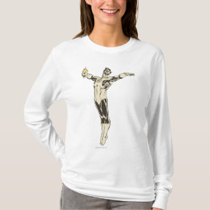 Grüne Laternen-Posen T-Shirt