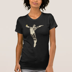 Grüne Laternen-Posen T-Shirt