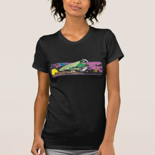 Grüne Laternen-Rennen durch Raum T-Shirt