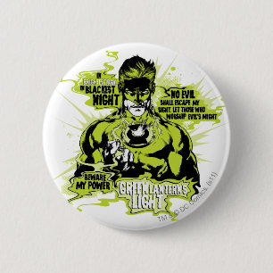 Grüne Laternen-Text-Collage - Farbe Button