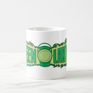 Grüne Laternenbuchstaben 1 Kaffeetasse