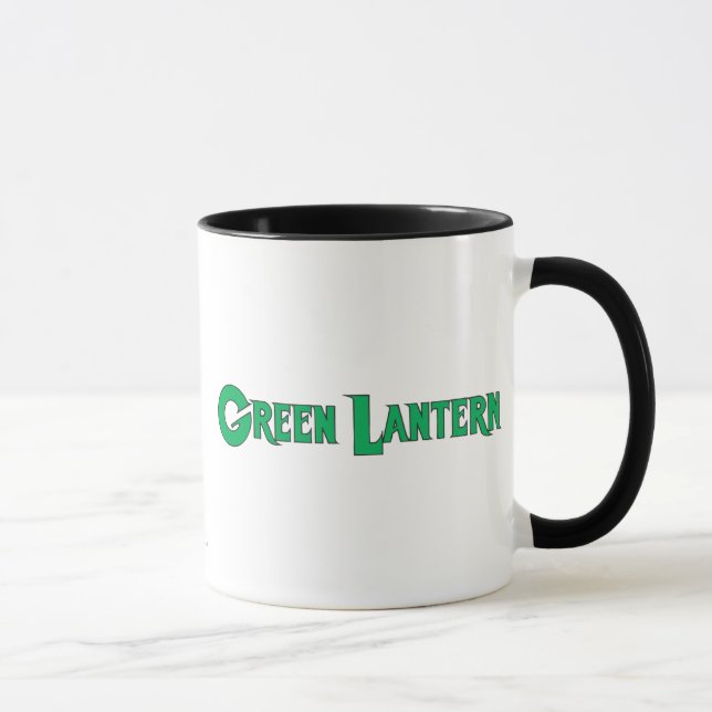 Grüne Laternenbuchstaben 2 Tasse (Rechts)