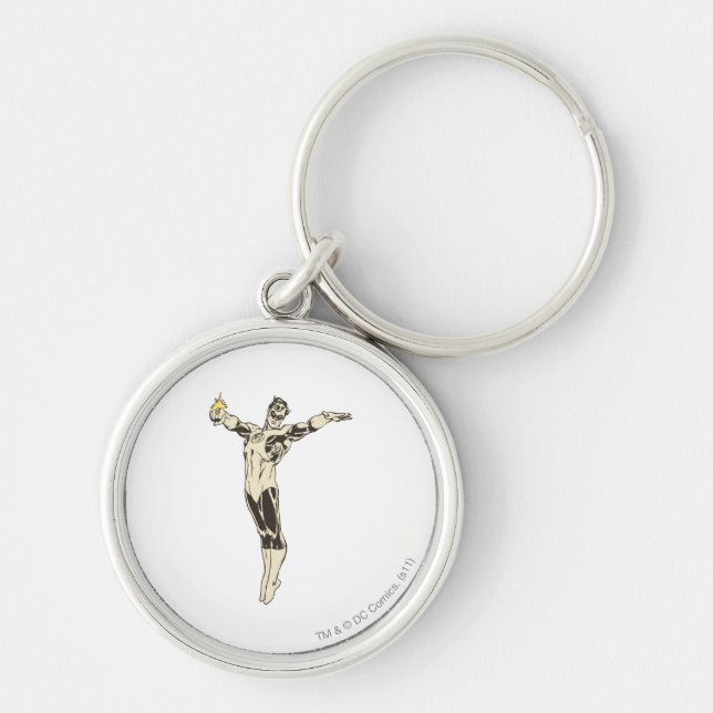 Grüne LaternenPosen Schlüsselanhänger (Vorne)