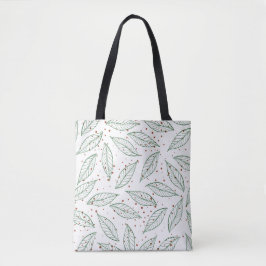 Grüne Leaf Tote Tasche