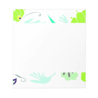Grüne Lebensdauer Notepad Notizblock
