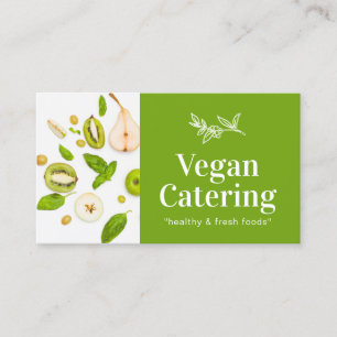 Grüne Lebensmittel Gesunde Ernährung Detox Vegan B Visitenkarte