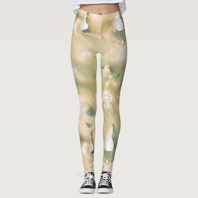 Grüne Leggings (Vorderseite)