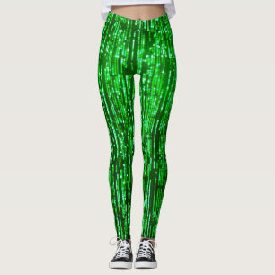 Grüne Leggings für Frauen - Komfortabel