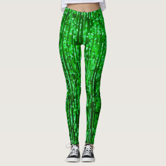 Grüne Leggings für Frauen - Komfortabel