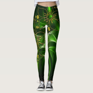 Grüne Leggings - stilvoller Komfort