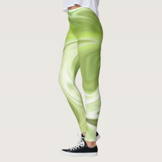 Grüne Leggins für Frauen
