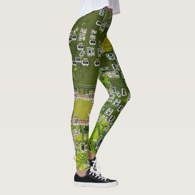 Grüne Leiterkarte der gedruckten Leiterplatte 2 Leggings (Rechts)