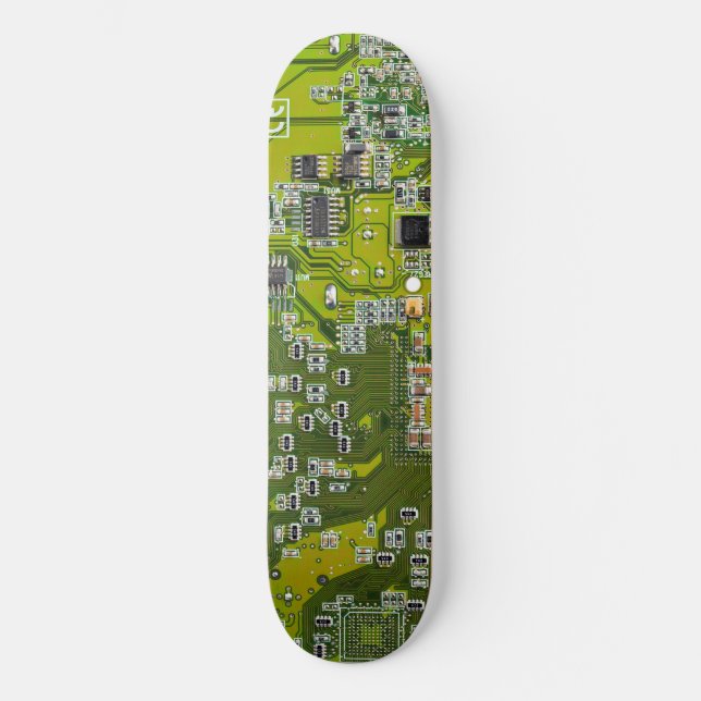 Grüne Leiterkarte der gedruckten Leiterplatte 2 Skateboard (Vorderseite)