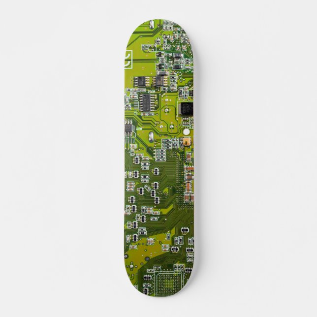 Grüne Leiterkarte der gedruckten Leiterplatte 2 Skateboard (Vorne)
