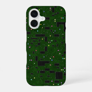 Grüne Leiterplatte iPhone 16 Hülle