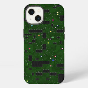 Grüne Leiterplatte iPhone Hülle