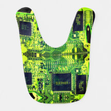 Grüne Leiterplatten, elektronische Bauteile, bedru