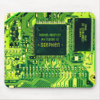 Grüne Leiterplatten, elektronische Bauteile, bedru