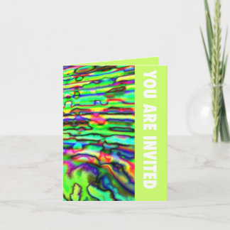 Grüne Leopard-Einladungs-Karte Einladung