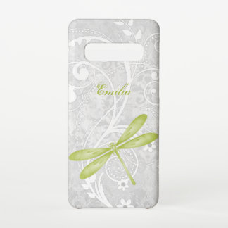Grüne Libelle personalisieren Samsung Galaxy S10 Hülle