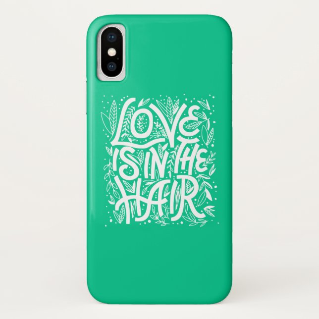 Grüne Liebe ist im Haar Case-Mate iPhone Hülle (Rückseite)
