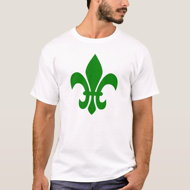 Grüne Lilie T-Shirt (Vorderseite)