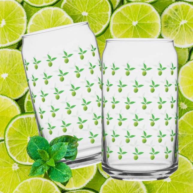 Grüne Limettens-Limonade-Gin-Tonic Dosenglas (Ready for summer! Limeade, Gin and Tonic, Mohito and more)