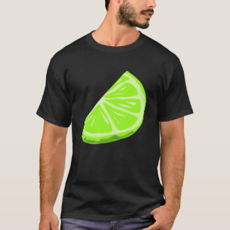 Grüne Limettenscheibe Kostüm Halloween Cosplay Kle T-Shirt