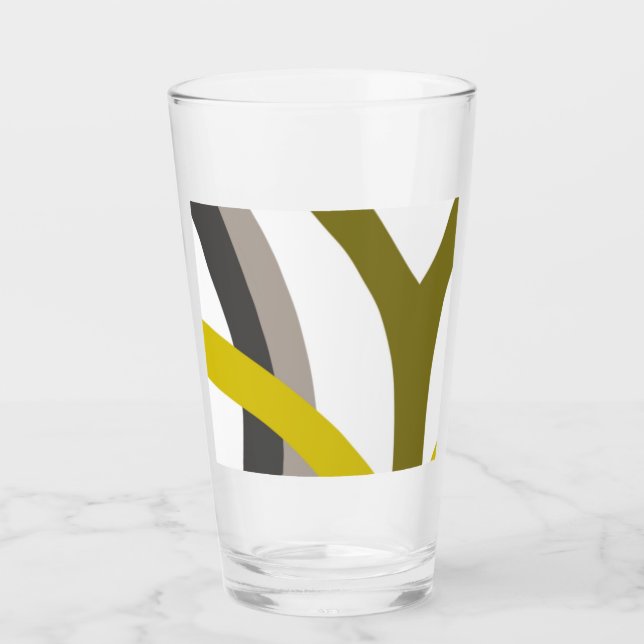 Grüne Linien Glas (Vorderseite)