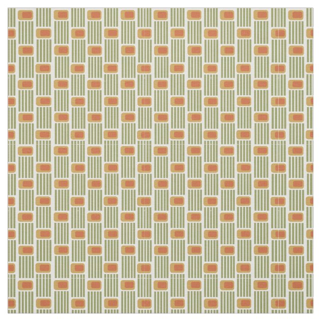 Grüne Linien und Felder Stoff (Muster)