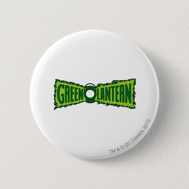Grüne Logo-Flammen Button (Vorderseite)