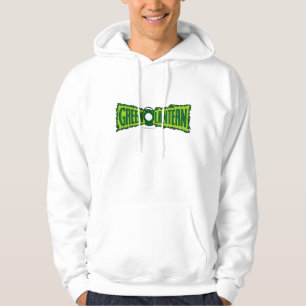 Grüne Logo-Flammen Hoodie