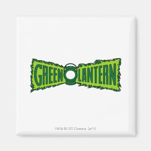 Grüne Logo-Flammen Magnet