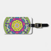 Grüne Lotus-Mandala