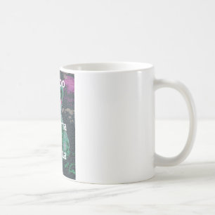 Grüne Löwe mit rosa Brille "Hakuna Matata" Kunst Tasse