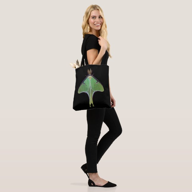 Grüne Luna-Motten-TierTaschen-Tasche (Am Model)