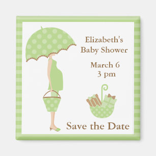 Grüne Mama für Umbrella Magnet