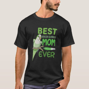 Grüne Mama Mönch Parakeet Bestes Grünes Quartal T-Shirt