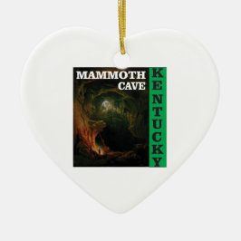 Grüne Mammuthöhle Kentucky Keramikornament