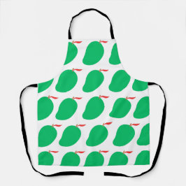 Grüne Mangos Schürze