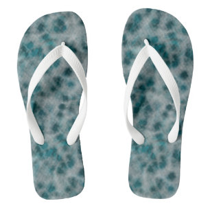 grüne Marmor-Abstraktion Flip Flops