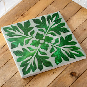 Grüne Marmor und Perle - Foliage Fliese