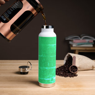 Grüne Marmor-Wasserflasche aus Kalkstein Trinkflasche