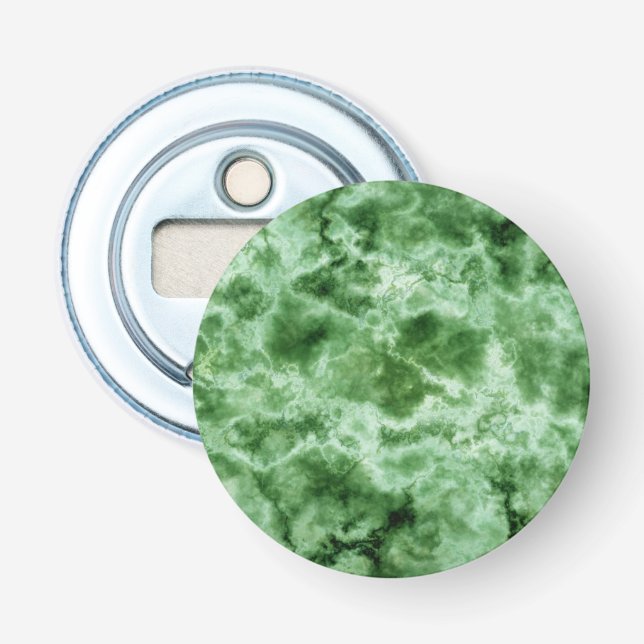 Grüne Marmorbeschaffenheit Flaschenöffner (Vorderseite)