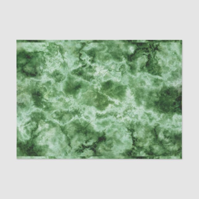 Grüne Marmorbeschaffenheit Seidenpapier (Vorderseite)