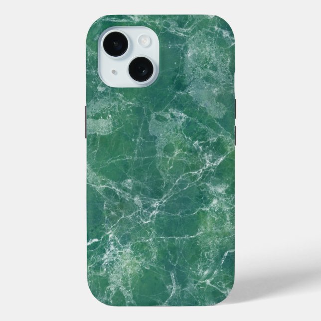Grüne Marmorstruktur Case-Mate iPhone Hülle (Rückseite)