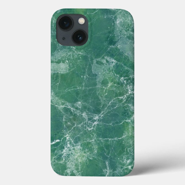 Grüne Marmorstruktur Case-Mate iPhone Hülle (Rückseite)
