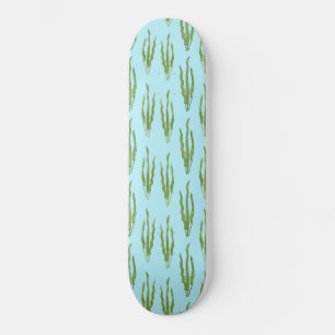 Grüne Meeresalgen Ozean Pflanzen Naturliebhaber Bl Skateboard